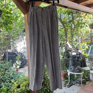 Vintage Rena Rowan Black & White Houndstooth Dress Pants